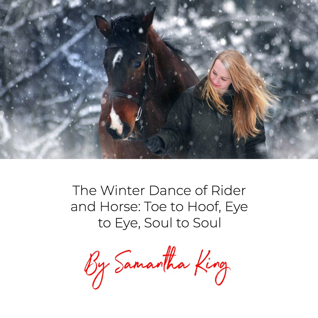 THE WINTER DANCE OF RIDER AND HORSE: TOE TO HOOF, EYE TO EYE, SOUL TO SOUL