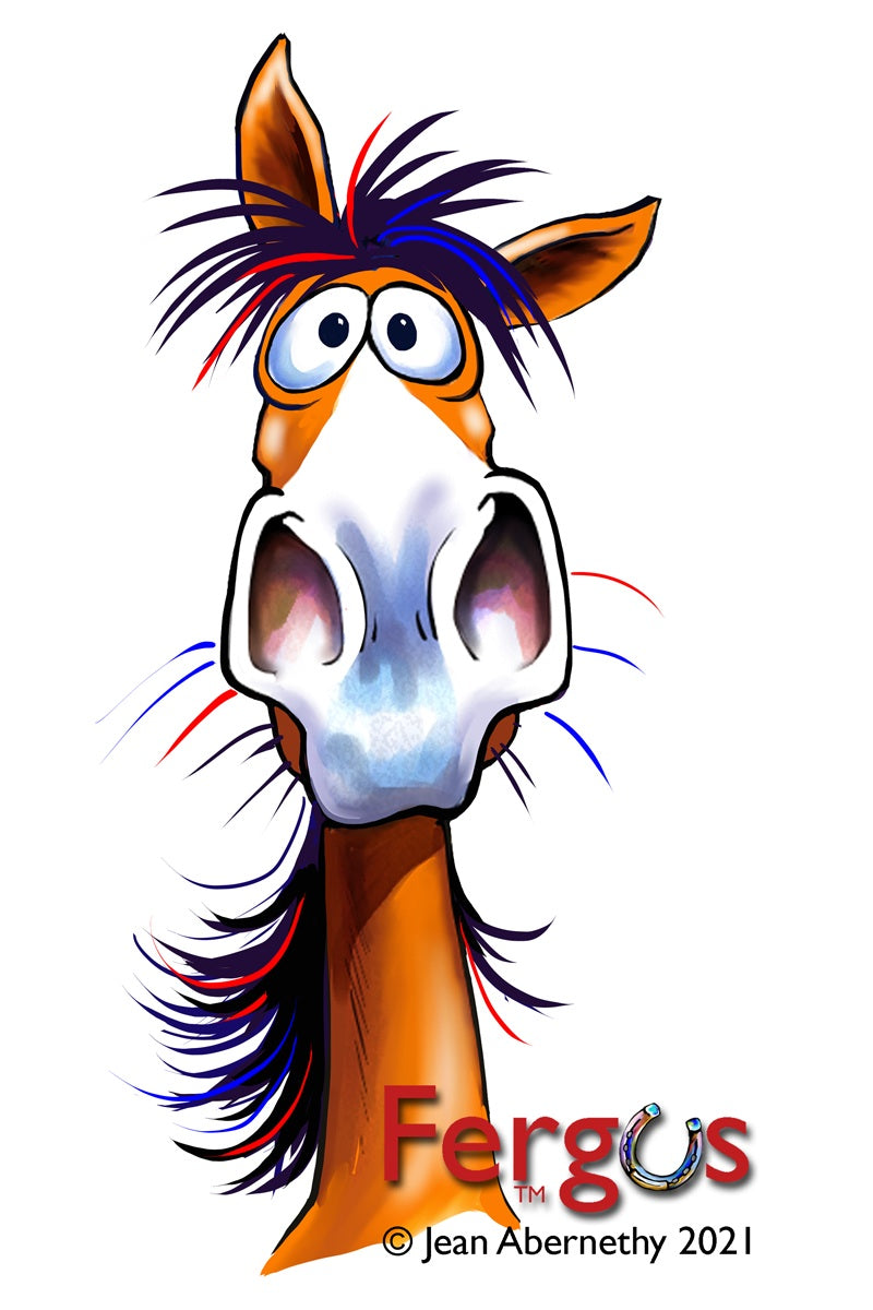 Meet Fergus: The Quintessentially Average Comic Strip Horse