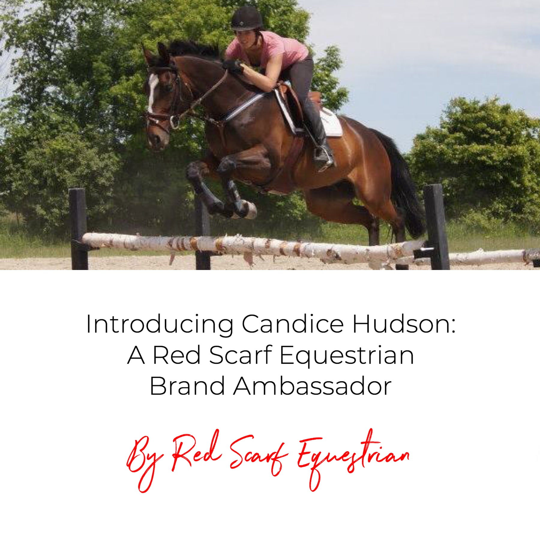 Introducing Candice Hudson: A Red Scarf Equestrian Brand Ambassador