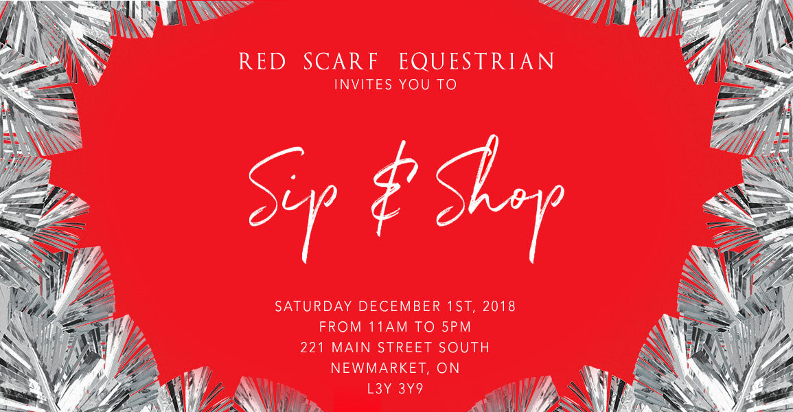 Red Scarf Equestrian Sip & Shop Event