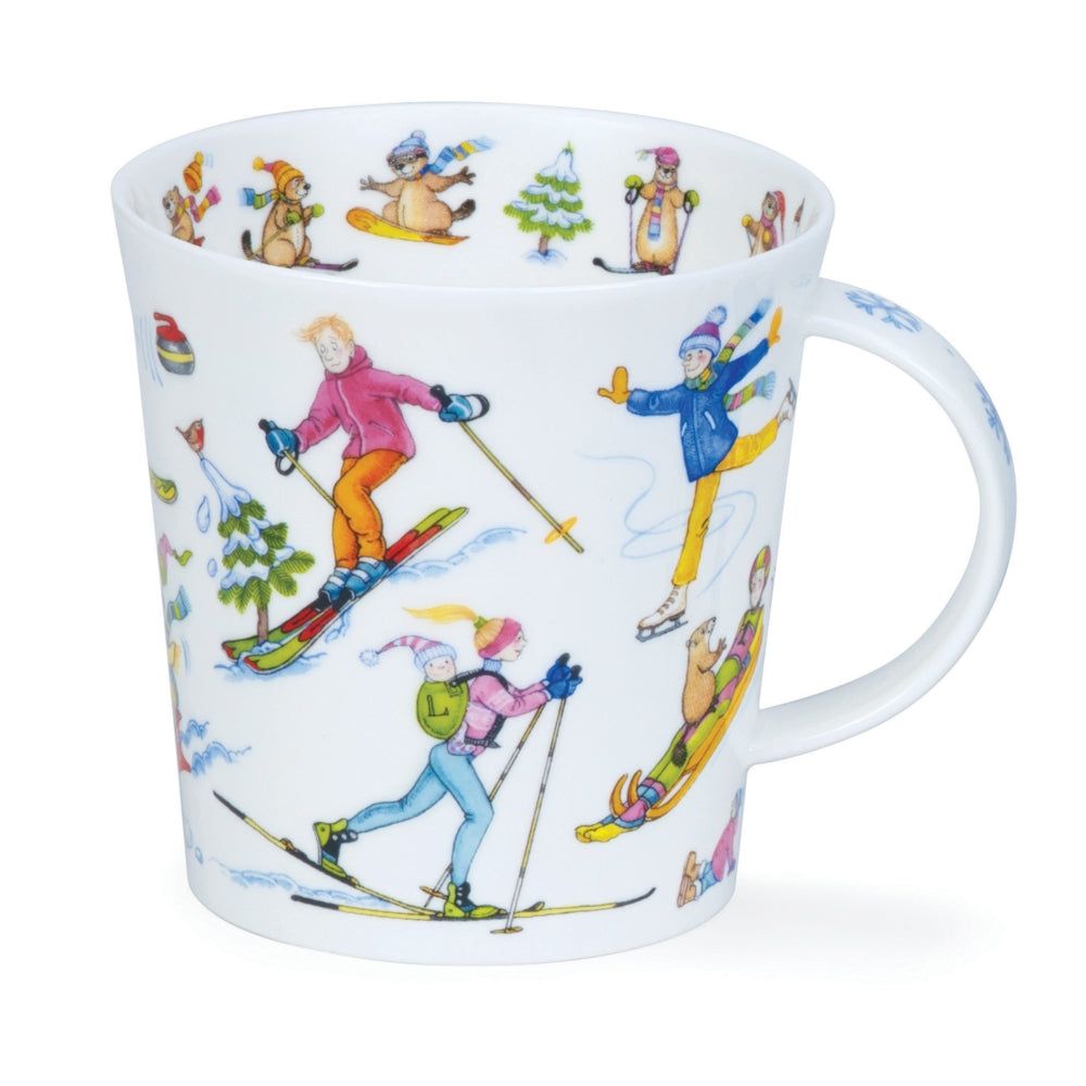Dunoon Mugs - Slippery Slope by Cherry Denman