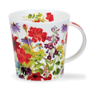 Dunoon Mugs - Cair Cottage Border Red by Claire Winteringham