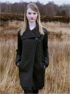 Women's: Merino Wool Single Button Coat (X4289)