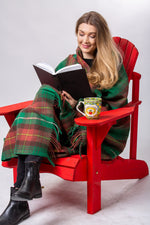Load image into Gallery viewer, Highland Collection - Deluxe Merino Wool Blanket - Tartan of Prince Edward Island

