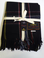 Load image into Gallery viewer, Highland Collection - Deluxe Merino Wool Blanket - Spirit of the Titanic Tartan
