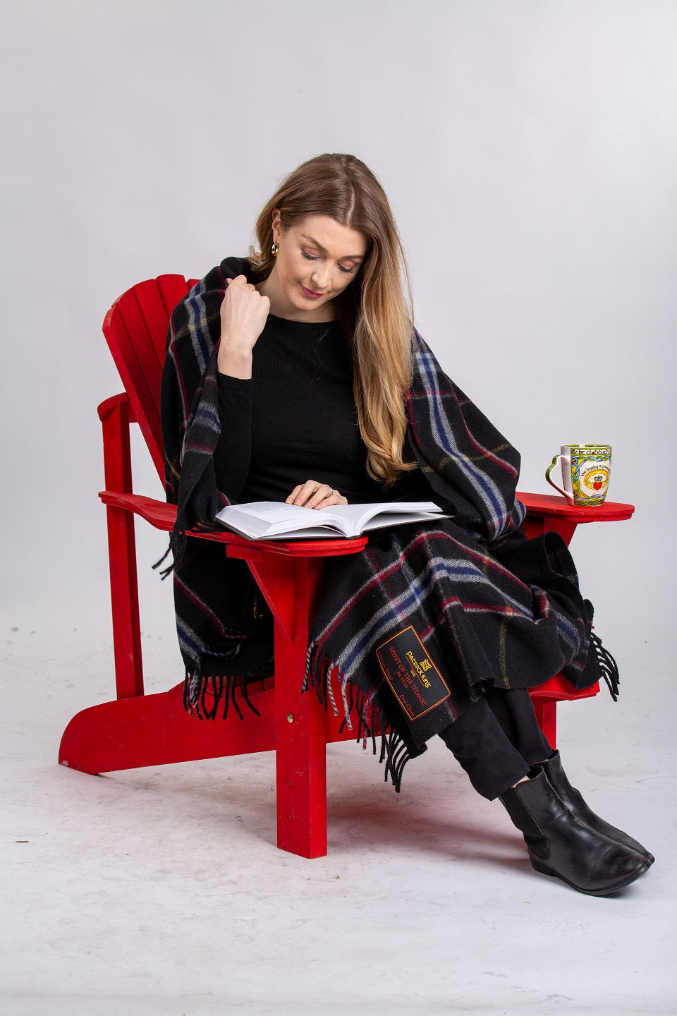 Highland Collection - Deluxe Merino Wool Blanket - Spirit of the Titanic Tartan
