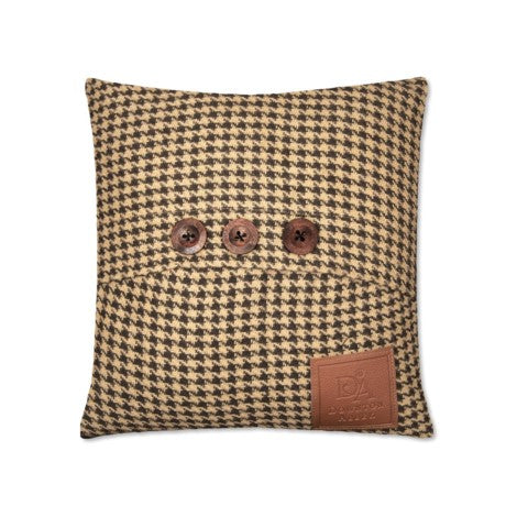 Downton Hunt Club Pillow – Blk/Tan