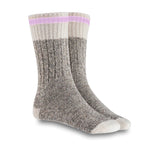 Load image into Gallery viewer, XS UNIFIED: Lavender Wool Cabin Socks
