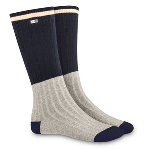 XS UNIFIED: Navy Cabin Socks