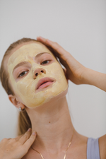 Load image into Gallery viewer, Glow Dust Tumeric Facial Mask by Yellow Beauty
