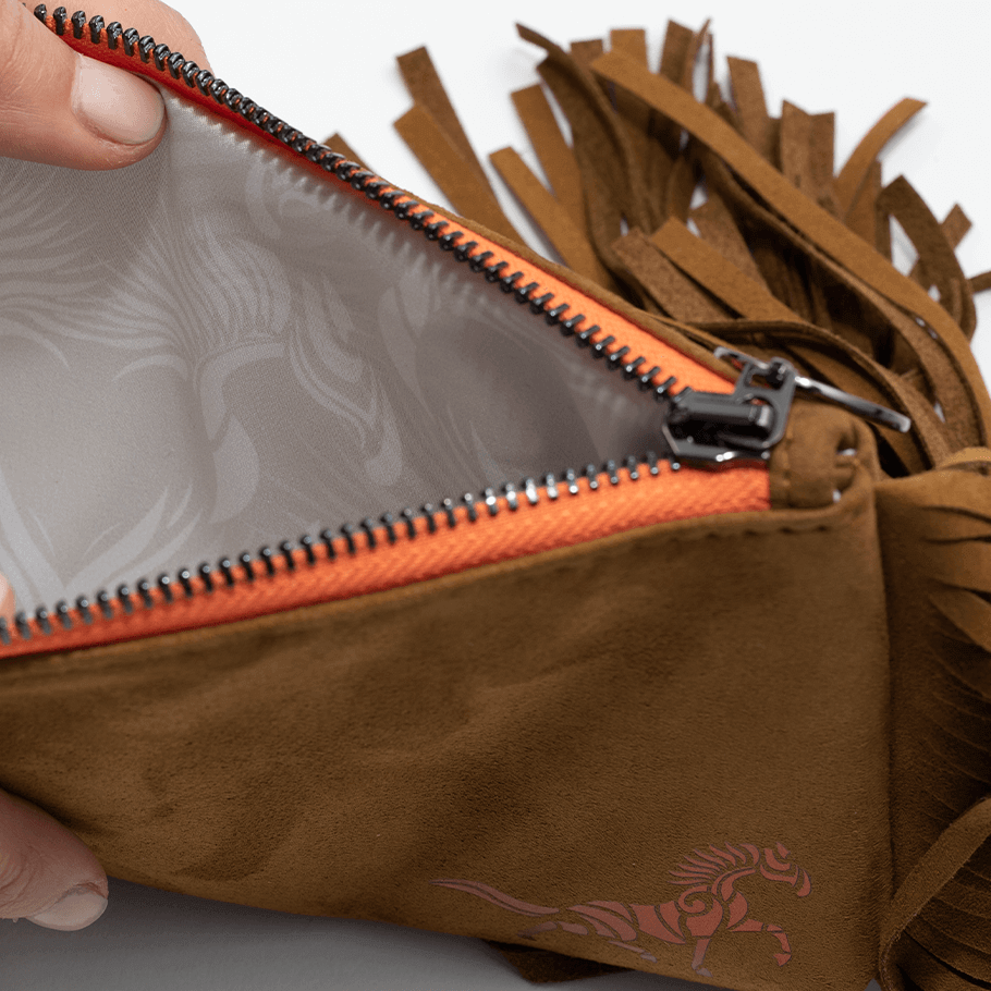 Suede Beltbag with Fringes