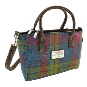 Harris Tweed Small Tote – Brora Multi Colour