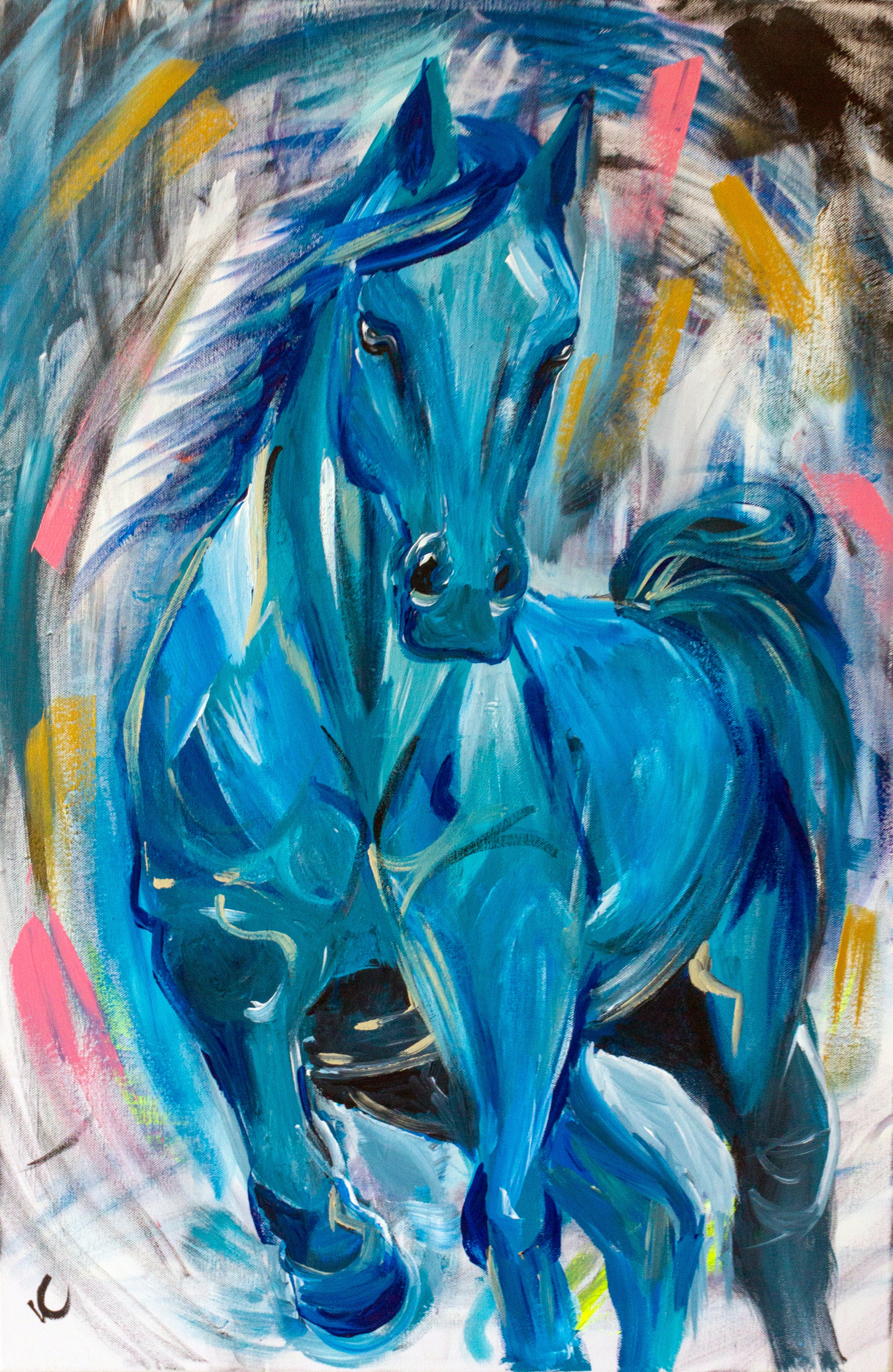 Vanessa Cuartas - "By the Bay" Acrylic on Canvas