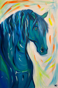 Vanessa Cuartas - "Calm" Acrylic on Canvas