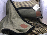 Load image into Gallery viewer, Downton Abbey Hunt Club Pillow Black &amp; Tan
