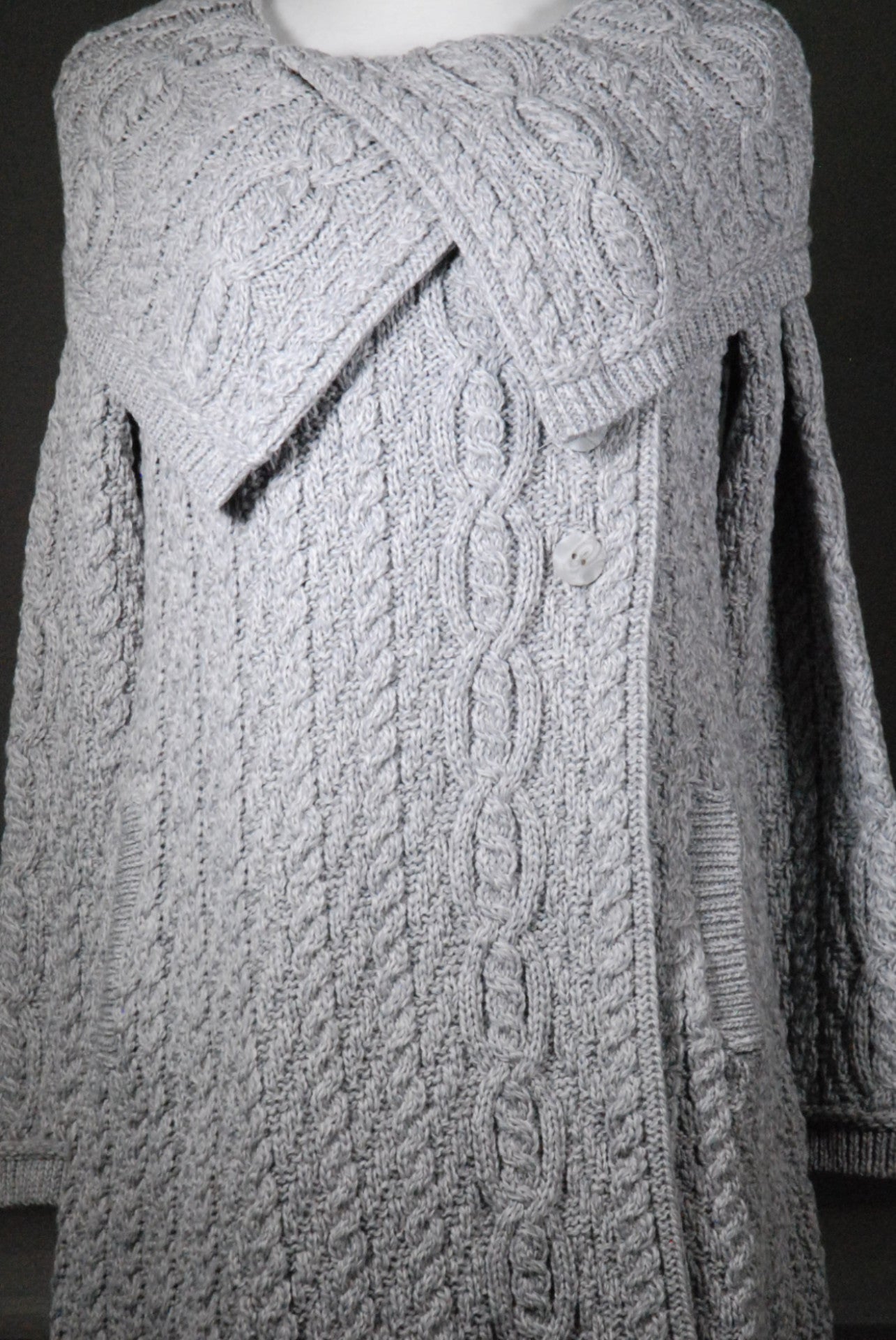 Womens: Merino Wool Collared Coat