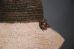 Load image into Gallery viewer, Raffia Hats: Two Toned Floppy Hats
