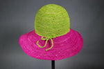 Load image into Gallery viewer, Raffia Hats: Two Toned Floppy Hats
