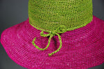 Load image into Gallery viewer, Raffia Hats: Two Toned Floppy Hats
