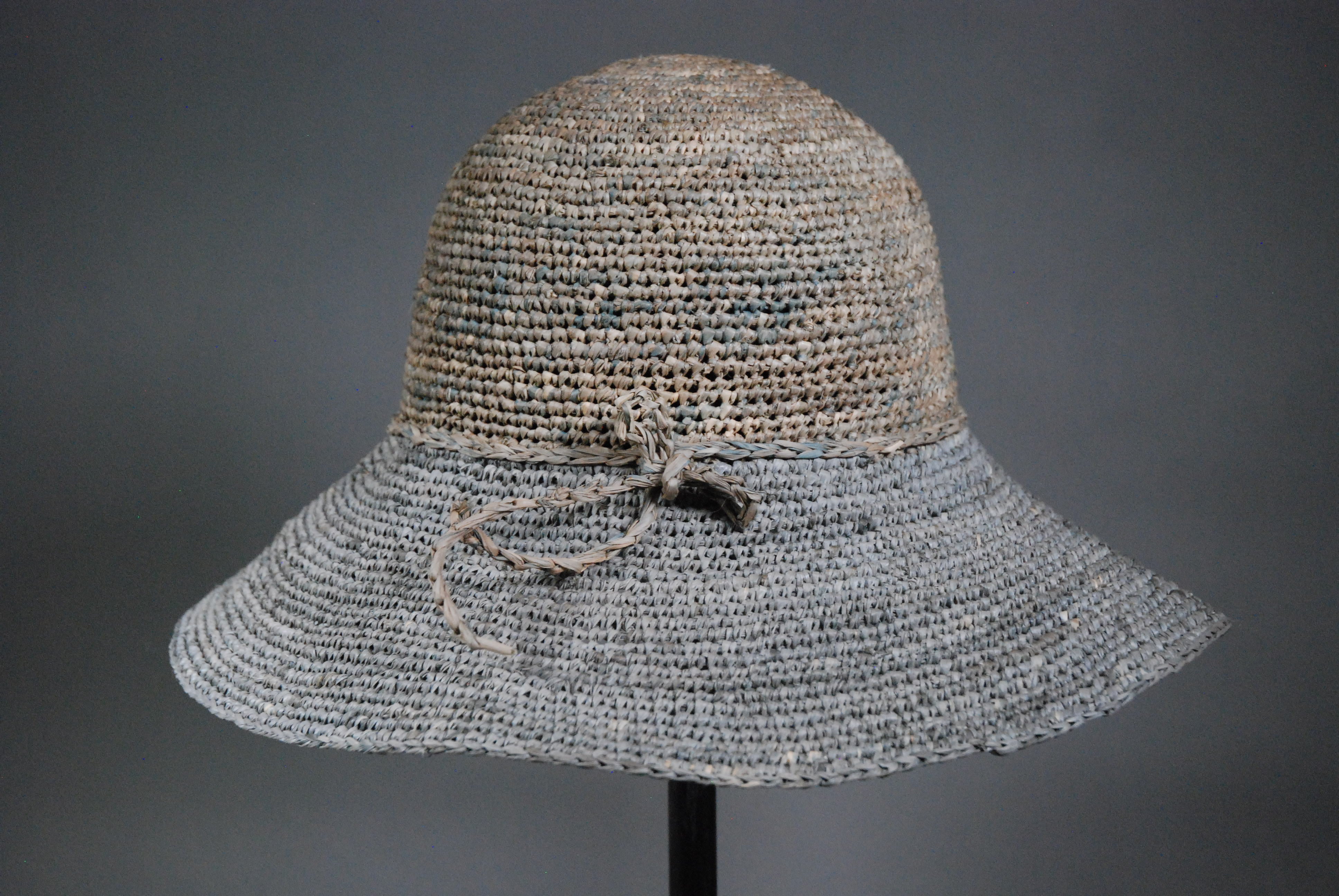 Raffia Hats: Two Toned Floppy Hats