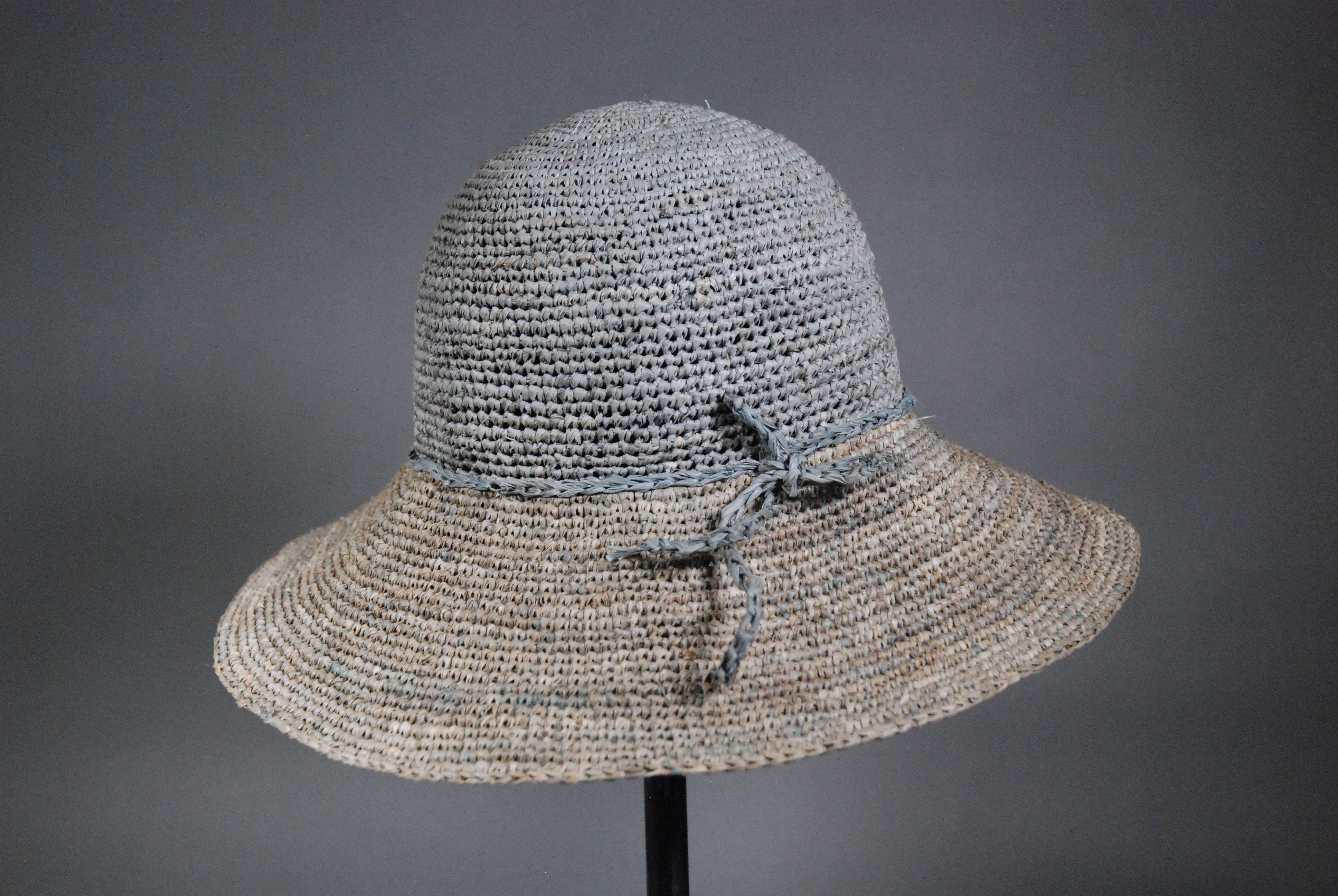 Raffia Hats: Two Toned Floppy Hats