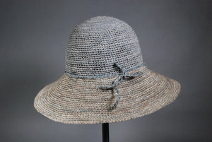 Raffia Hats: Two Toned Floppy Hats