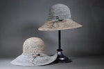 Load image into Gallery viewer, Raffia Hats: Two Toned Floppy Hats
