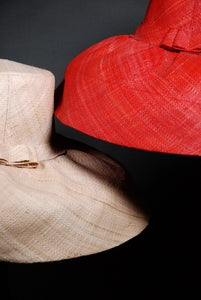Raffia Hats: Plain Wide Brim Hats