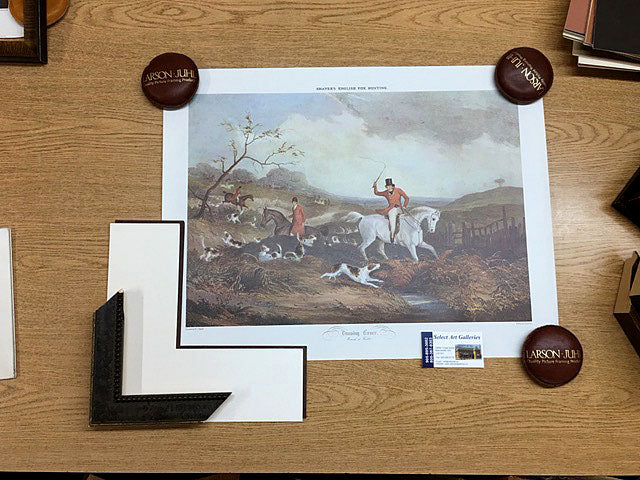 Fine Art English Hunt Scene Print Home Decor Buy Online Red Scarf Equestrian Canada
