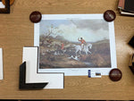 Load image into Gallery viewer, Fine Art English Hunt Scene Print Home Decor Buy Online Red Scarf Equestrian Canada

