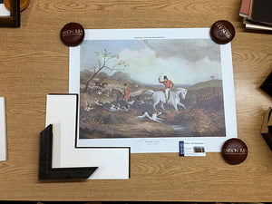 Fine Art English Hunt Scene Print Home Decor Buy Online Red Scarf Equestrian Canada