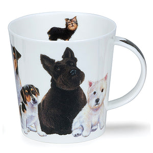 Buy Dunoon Mugs in Canada Cairngorm Dogs & Puppies Scotty Fine Bone China Made in England Tea Coffee Red Scarf Equestrian