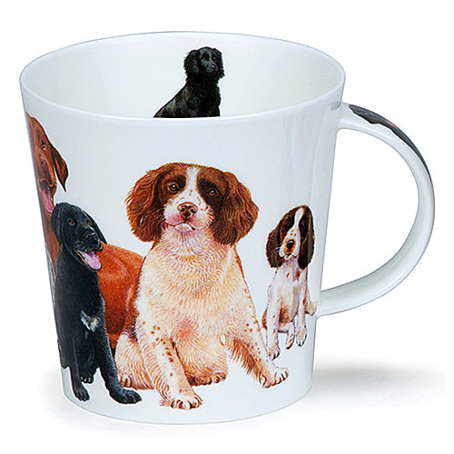 Buy Dunoon Mugs in Canada Cairngorm Dogs & Puppies Spaniel Fine Bone China Made in England Tea Coffee Red Scarf Equestrian