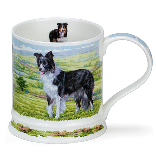 Dunoon Mugs in Canada - Iona Country Dogs Collies Red Scarf Equestrian
