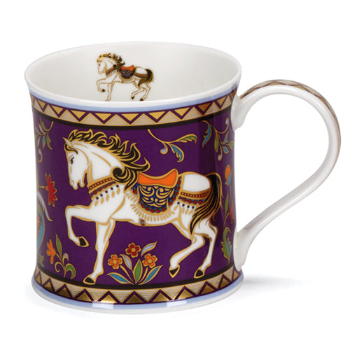 Buy Dunoon Mugs in Canada Wessex Minerva Horse Fine Bone China Red Scarf Equestrian