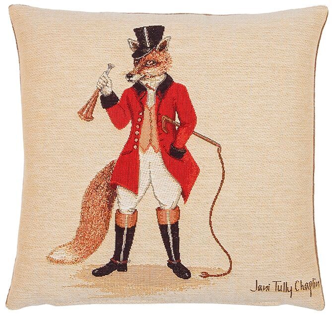 Freddie Fox Tapestry Cushion – Small