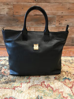 Load image into Gallery viewer, JET SETTER BAG - PATENT BLACK
