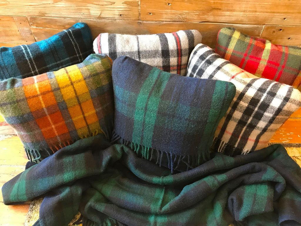 Scottish Tartan Wool Pillows for your home interior design and decor. Buy online at Red Scarf Equestrian Canada