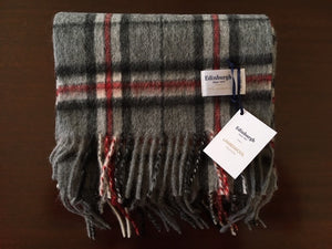 Tartan Lambswool Scarf - Thomson Grey