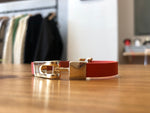 Load image into Gallery viewer, Leather &#39;Claspe&#39; Bracelet
