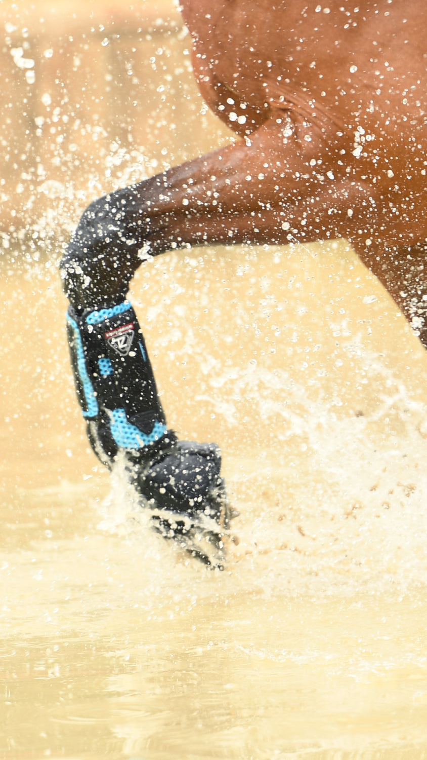 Tri-Zone Impact Sports Boots by Equilibrium (Hind)