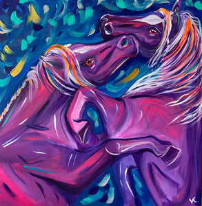 Vanessa Cuartas - "In the Night" Acrylic on Canvas