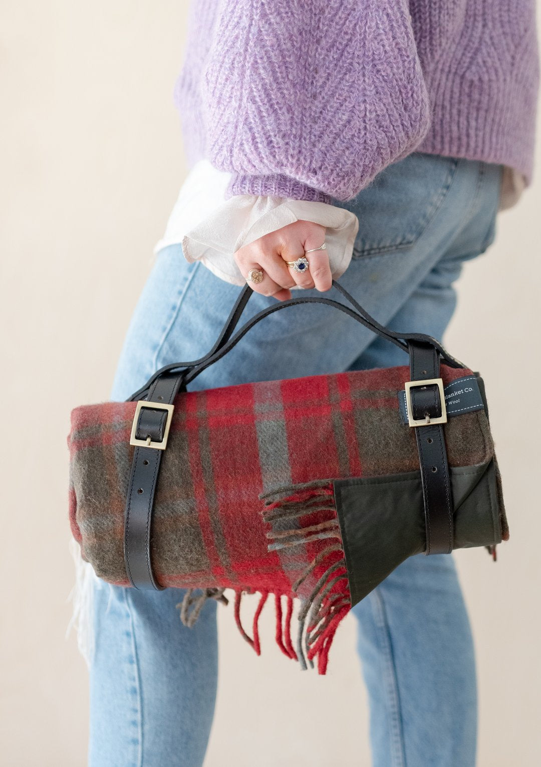 Leather Picnic Carrying Strap