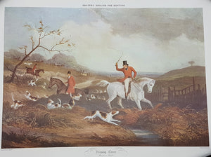 Fine Art English Fox Hunting Scene Print Home Decor Buy Online Red Scarf Equestrian Canada