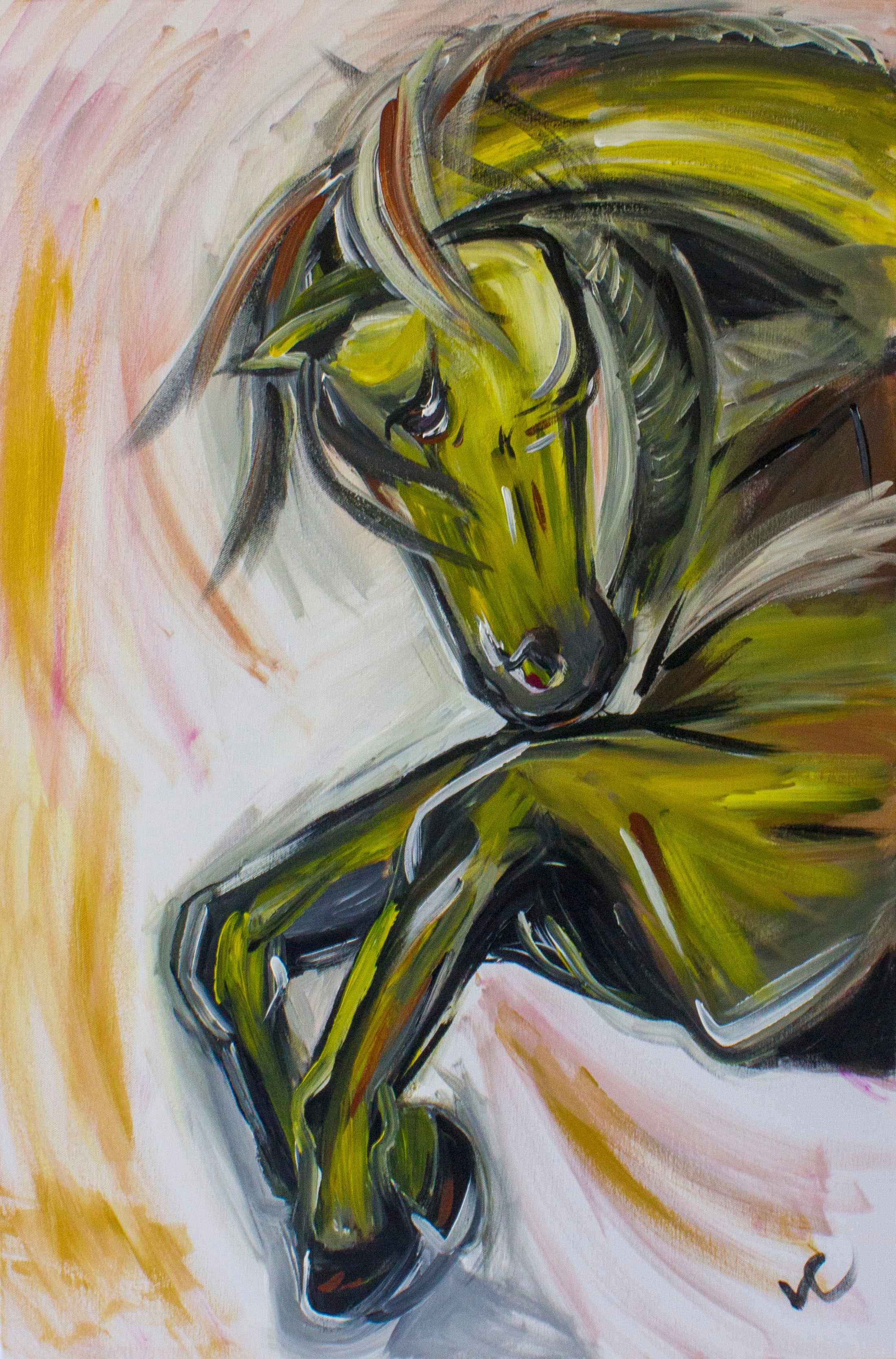 Vanessa Cuartas - "Storm Coming" Acrylic on Canvas