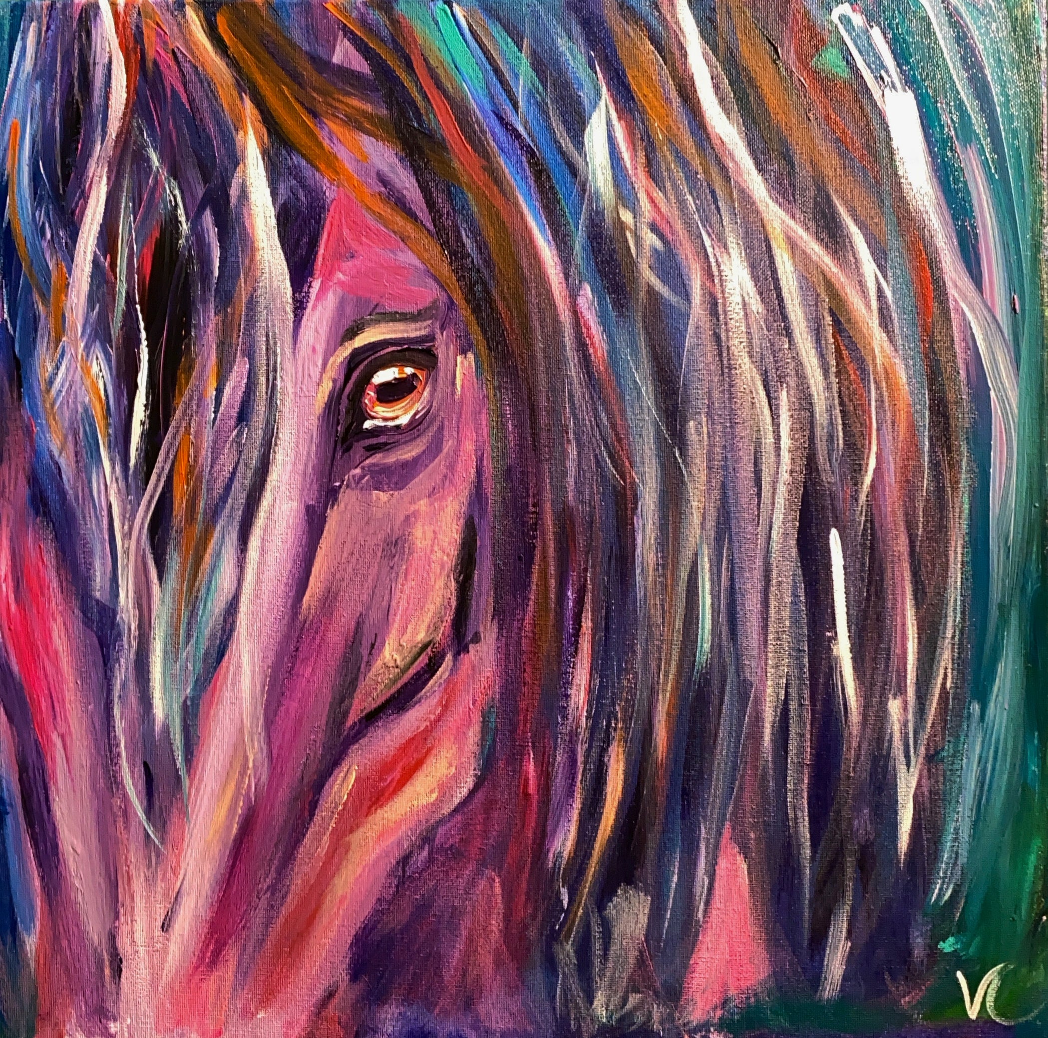 Vanessa Cuartas - "Vision" Acrylic on Canvas