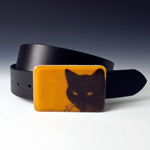 Otis the Cat Buckle & Belt