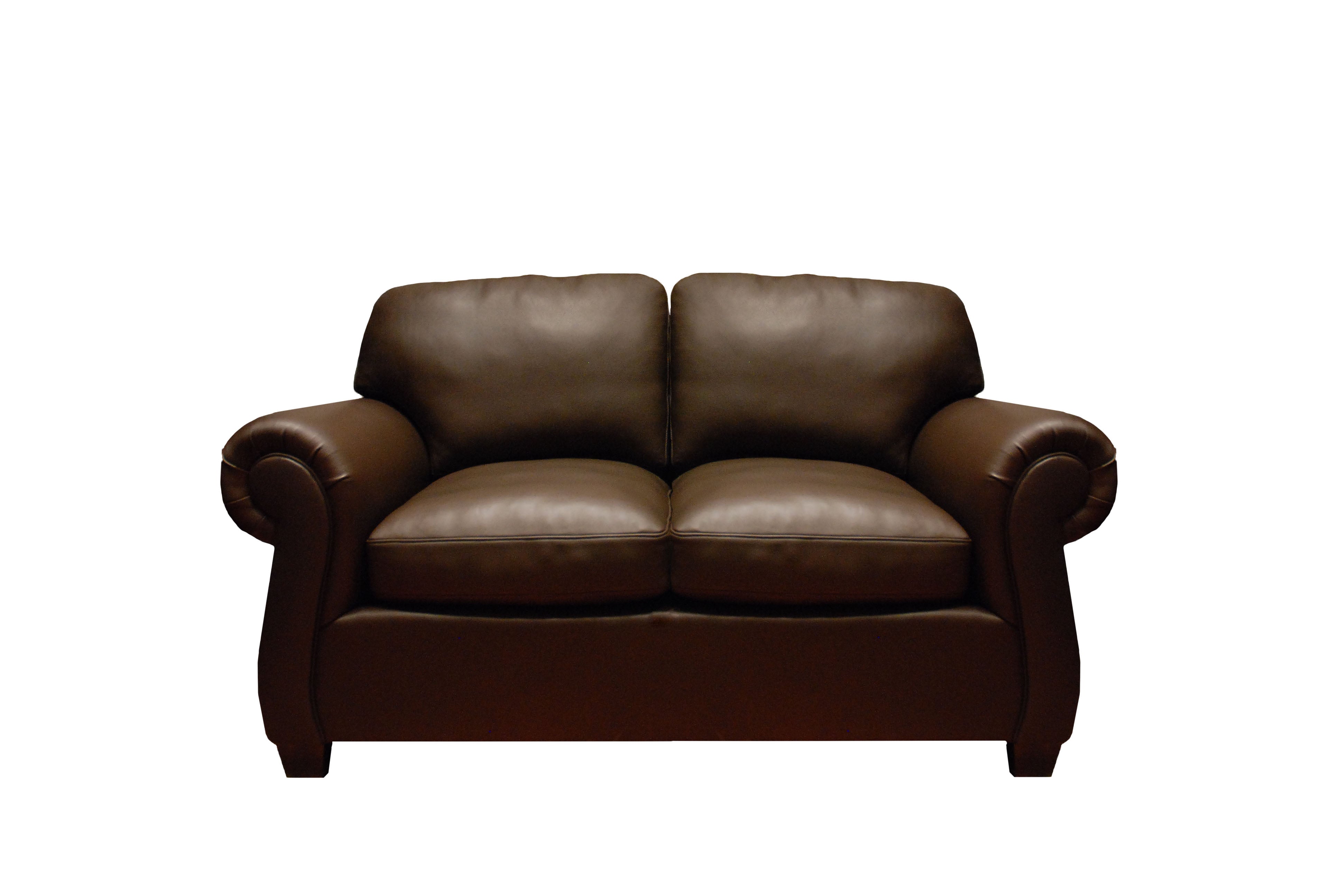 The Clydesdale: Leather Loveseat