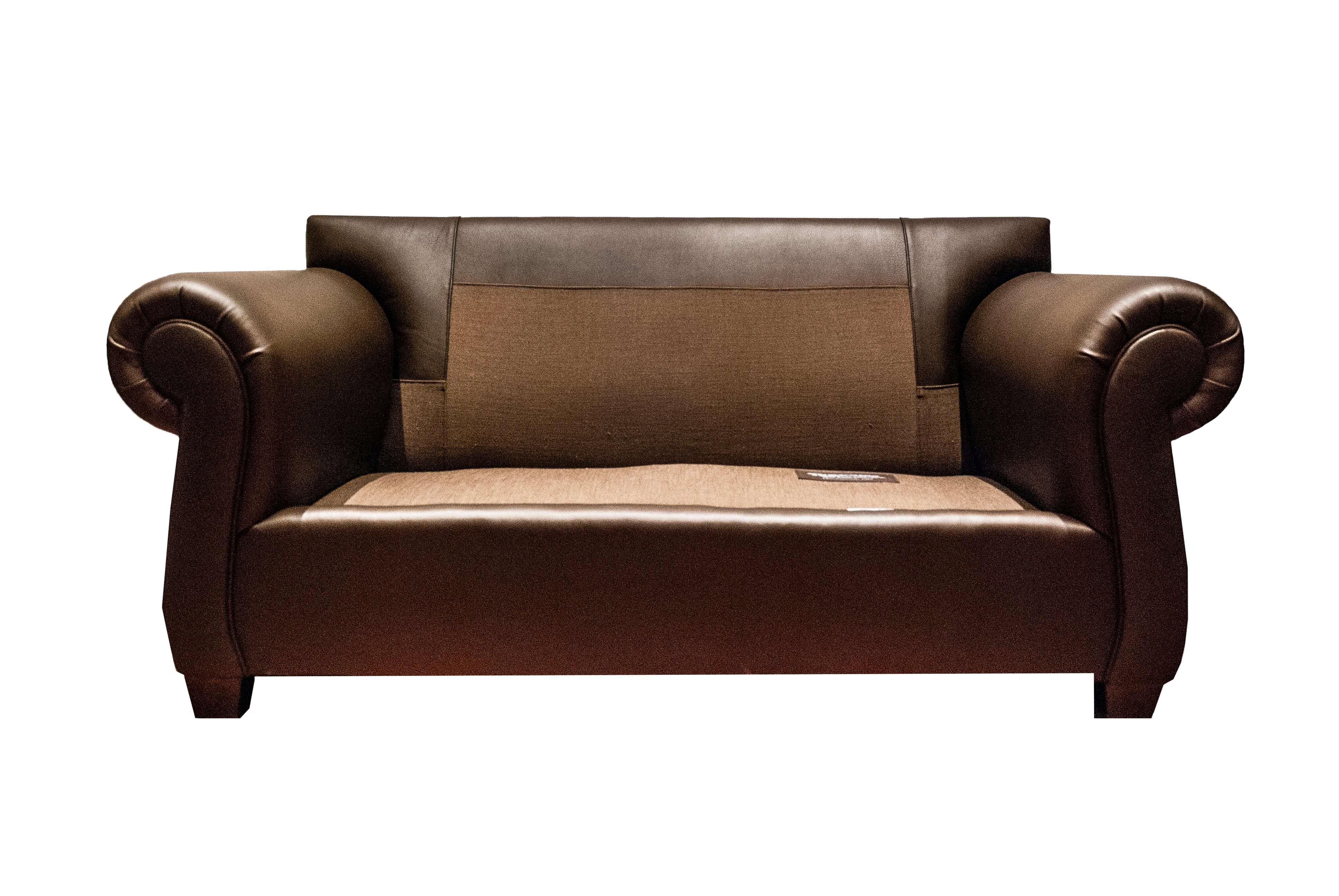 The Clydesdale: Leather Loveseat