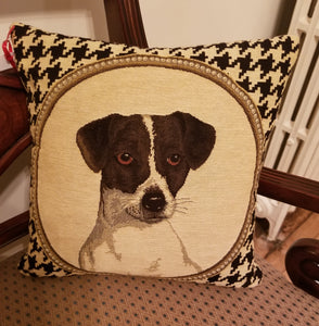 Houndstooth Dog Pillow
